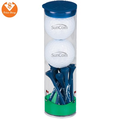 2 Ball Tube with Callaway Golf Balls
