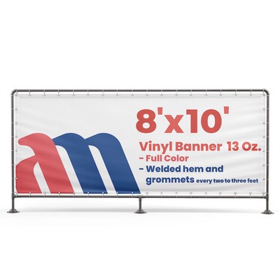 Banner 8'x10' Vinyl 13 Oz. Full Color