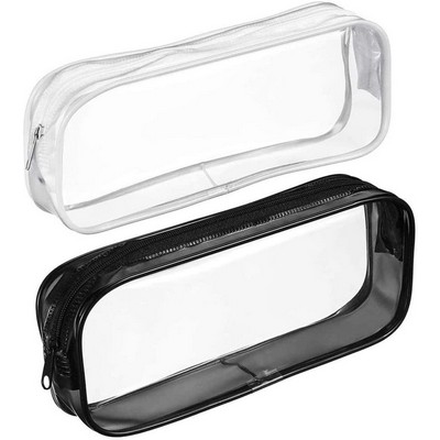 Clear PVC Zipper Pencil Bag