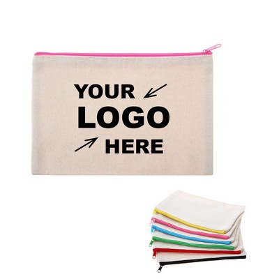 Canvas Pencil Pouch