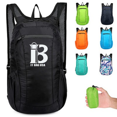 15L Lightweight Polyester Foldable Backpack