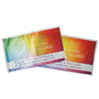 Clear Peel & Seal White Underlay 1-Sided Plastic Bag (10" x 13.5")