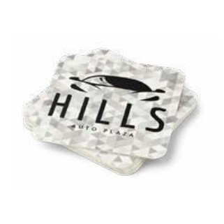 4" Square Pulpboard Coaster
