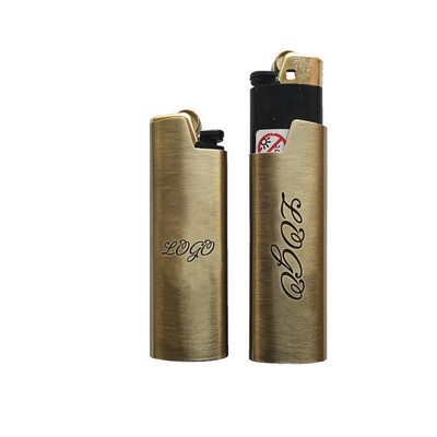 Bronze Plated Lighter Sleeve For J6 Size Lighter