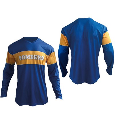 Men/Youth Long Sleeve V Neck Shirt