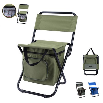 Fishing Chair With Cooler Bag