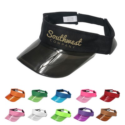 Outdoor Plastic Sun Visor Hat