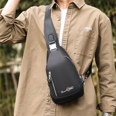 USB Charging Port Chest Bag