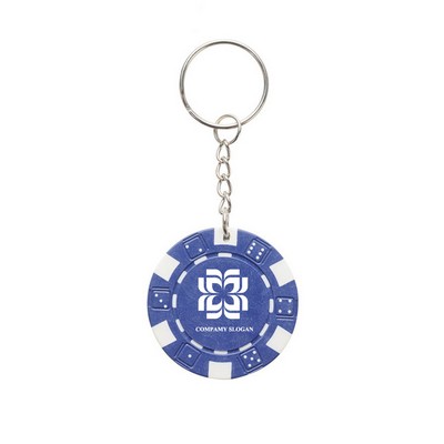 Poker Chip Key Ring
