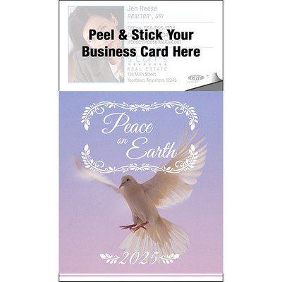 12-Month Calendar Magnet Pad - Tear-Off with Blank White Envelopes
