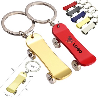Mini Skateboard Keychain