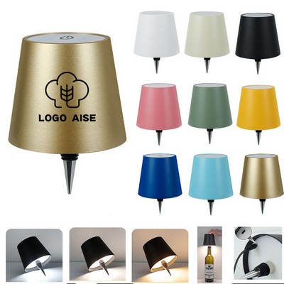 3 Color Rechargeable Wireless Bottle Lamp