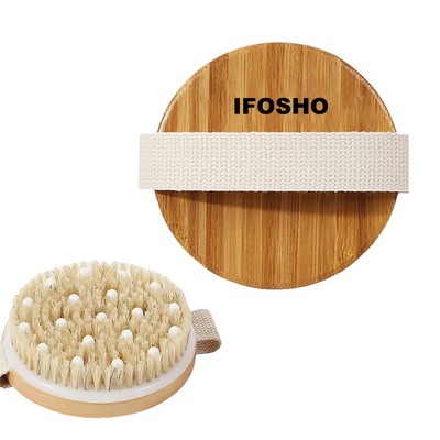 Shower Bamboo Dry Body Brush for Cellulite and Lymphatic