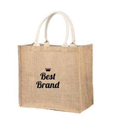 Jute Tote Bag