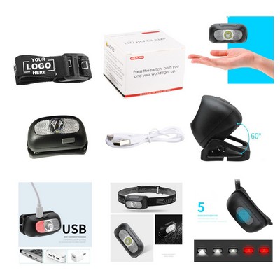 Rechargeable LED Headlamp Flashlight