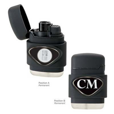 Torch Lighter W/ Silver Medallion