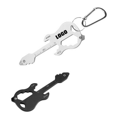 Versatile Guitar Wrench Screwdrivers With Key Chain