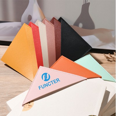 Leatherette Bookmark Large Square Page Corner for University, Library, Bookstore, School