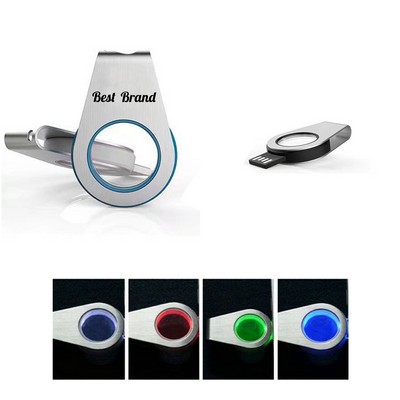 Rotating Luminescent USB Drive 64G