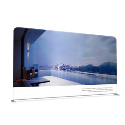 13' Tension Fabric Display Backdrop Tension Fabric Fabric Banner Stand w / Carry Bag