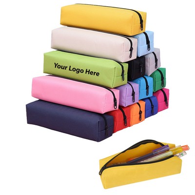 Oxford Cloth Pencil Case with Zipper
