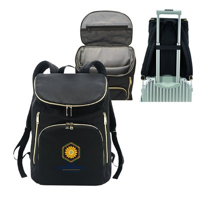 Deluxe Nylon Travel Computer Backpack