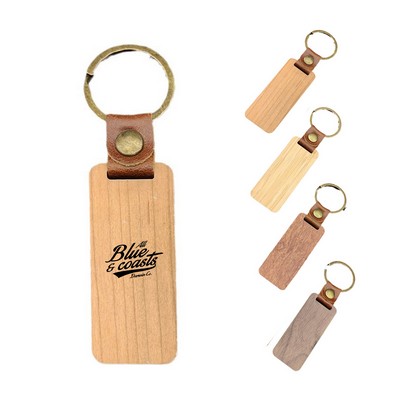 Handcrafted Wooden Keychain