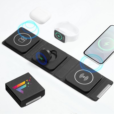 3 in 1 Magnetic 15W Wireless Charger