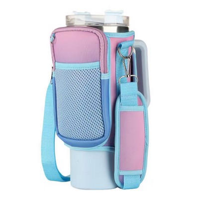 40 Oz. Water Bottle Pouch&Adjustable Strap