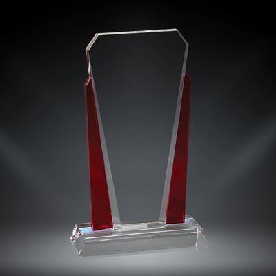 9.75" - Bethesda Crystal, Red