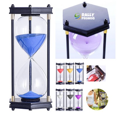 Hourglass Timer Decorative Wooden Sandglass