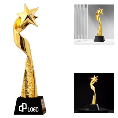 Moving Towards Tuture Resin Trophy