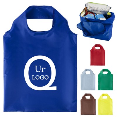 210D Oxford Solid Color Foldable Shopping Bag