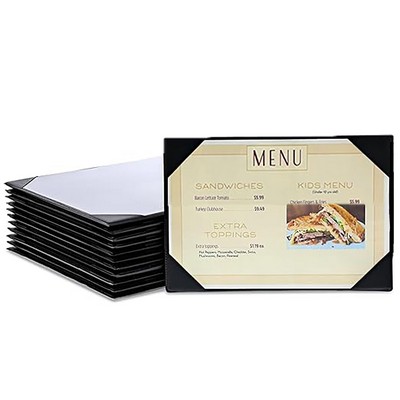 8.5x 5.5 inch 1 Views Menu Holder Menu Covers Menus Pad-folios Clipboard Certificate Holders