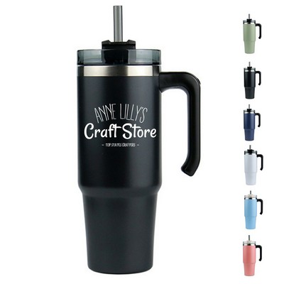 30oz Double Walled Stainless Steel Travel Tumbler