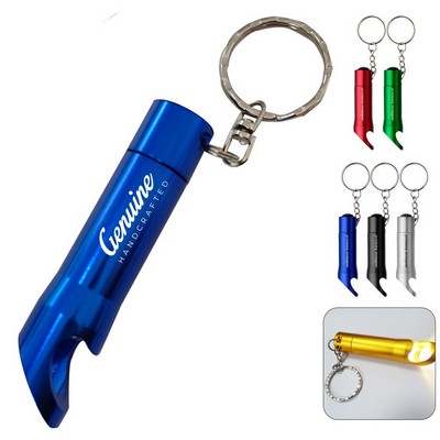 Aluminum Alloy LED Bottle Opener with 3 White Light