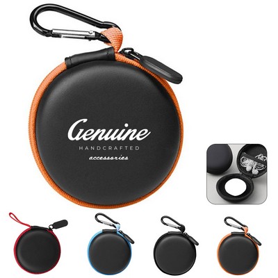 Pocket-sized Earbud Storage Pouch