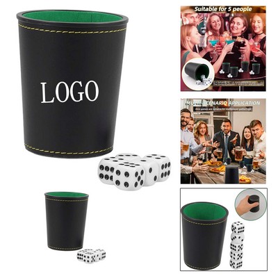 Premium Leather Dice Rolling Cup