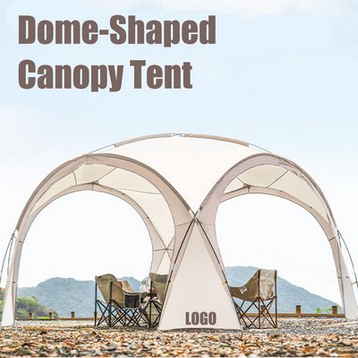 Dome-Shaped Canopy Tent - Multi-Person Sunshade