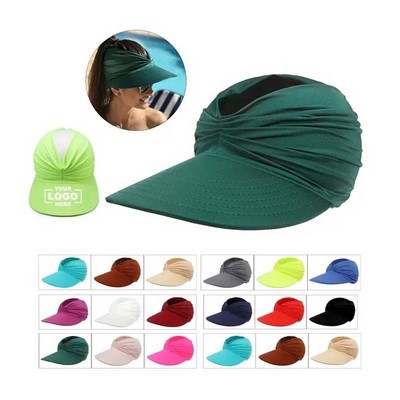 Elastic Hollow Sun Visor Hat