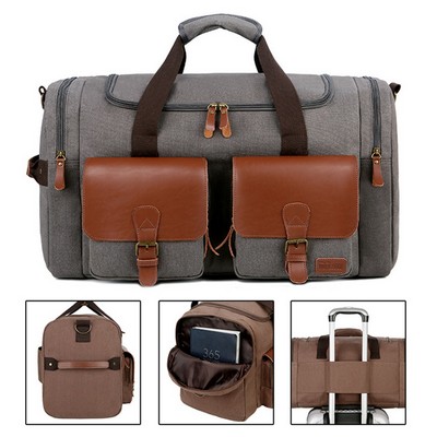 Canvas Duffle Bag Weekender Duffel Bag.