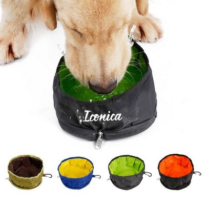 Portable Foldable Dog Bowl