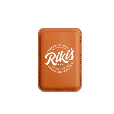 Leather Magnetic Card Wallet
