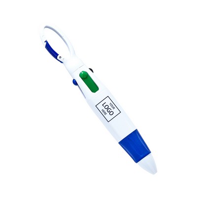 Plastic Carabiner Shuttle Pens