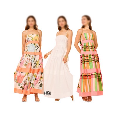 Elegant Floral Maxi Dress