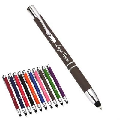 Executive Metal Aluminum Barrel Stylus Pen