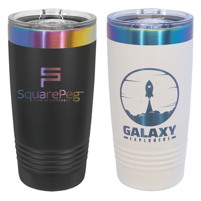 Polar Camel 20oz ION-Plated Prism Tumbler with Sliding Lid
