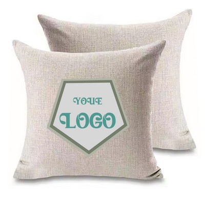 18" X 18" Linen Throw Pillow