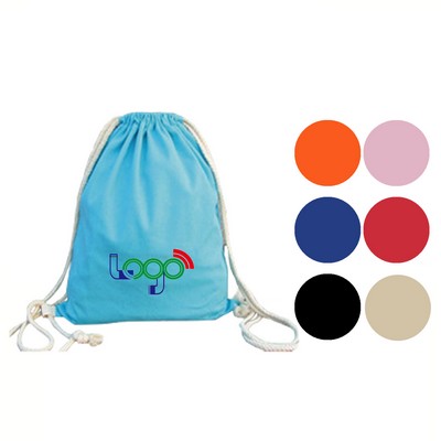 Reinforced Canvas Utility Cinch Tote