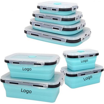 4 Pack Collapsible Food Storage Containers
